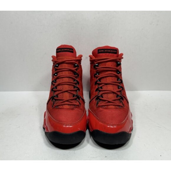 Air Jordan 9 Retro GS Chile Red Black 302359-600 Size 7Y / Womens 8.5 - Picture 2 of 10